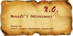 Noszál Odisszeusz névjegykártya